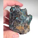 Chrysocolla on Quartz Tentadora Mine - image 6