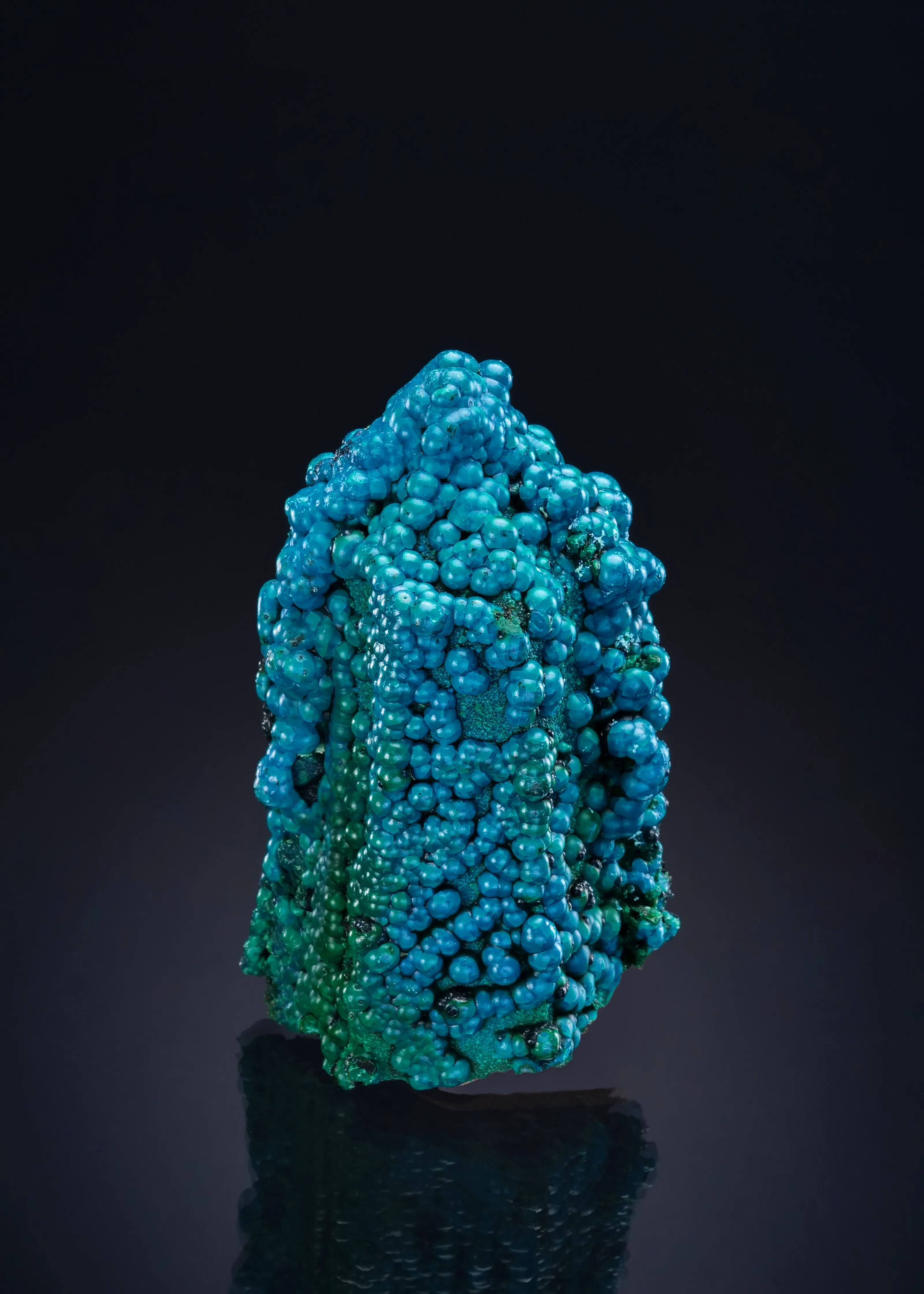 Chrysocolla over Quartz - image 1