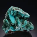 Chrysocolla ps. after Malachite after Azurite with Malachite - image 1