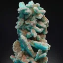 Chrysocolla ps. after Malachite ps. after Azurite - image 1
