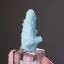 Chrysocolla ps. after Malachite ps. after Azurite with Quartz - image 2