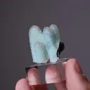 Chrysocolla ps. after Malachite ps. after Azurite with Quartz - image 2