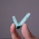 Chrysocolla ps. after Malachite ps. after Azurite with Quartz - image 2