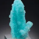 Chrysocolla ps. after Malachite ps. after Azurite with Quartz - image 1