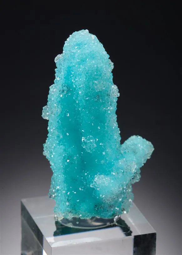 Chrysocolla ps. after Malachite ps. after Azurite with Quartz - image 1