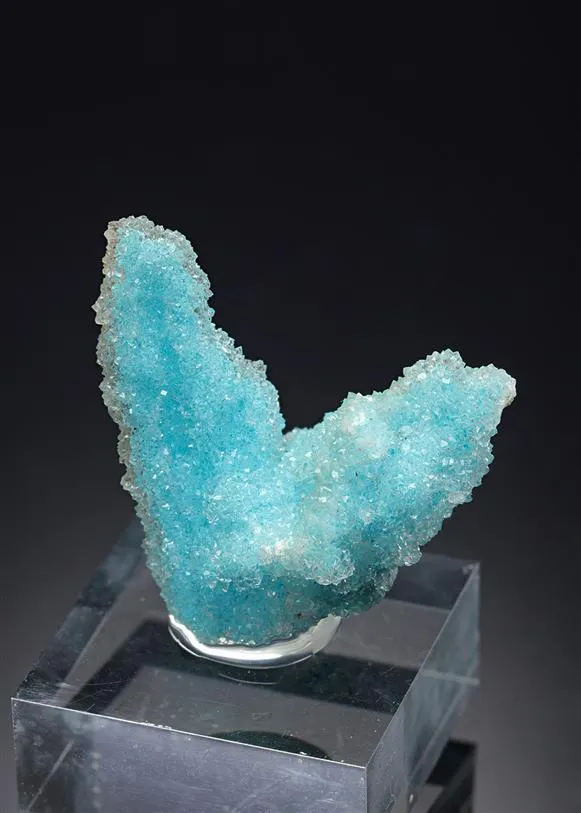Chrysocolla ps. after Malachite ps. after Azurite with Quartz - image 1