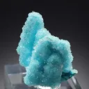 Chrysocolla ps. after Malachite ps. after Azurite with Quartz - image 1