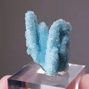 Chrysocolla ps. after Malachite ps. after Azurite with Quartz - image 2