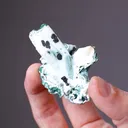 Chrysocolla ps. after Malachite ps. after Azurite with Quartz - image 2