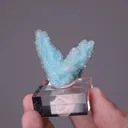 Chrysocolla ps. after Malachite ps. after Azurite with Quartz - image 2