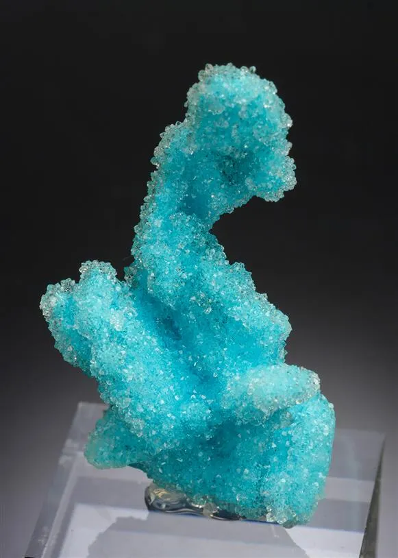 Chrysocolla ps. after Malachite ps. after Azurite with Quartz - image 1