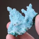 Chrysocolla ps. after Malachite ps. after Azurite with Quartz - image 2