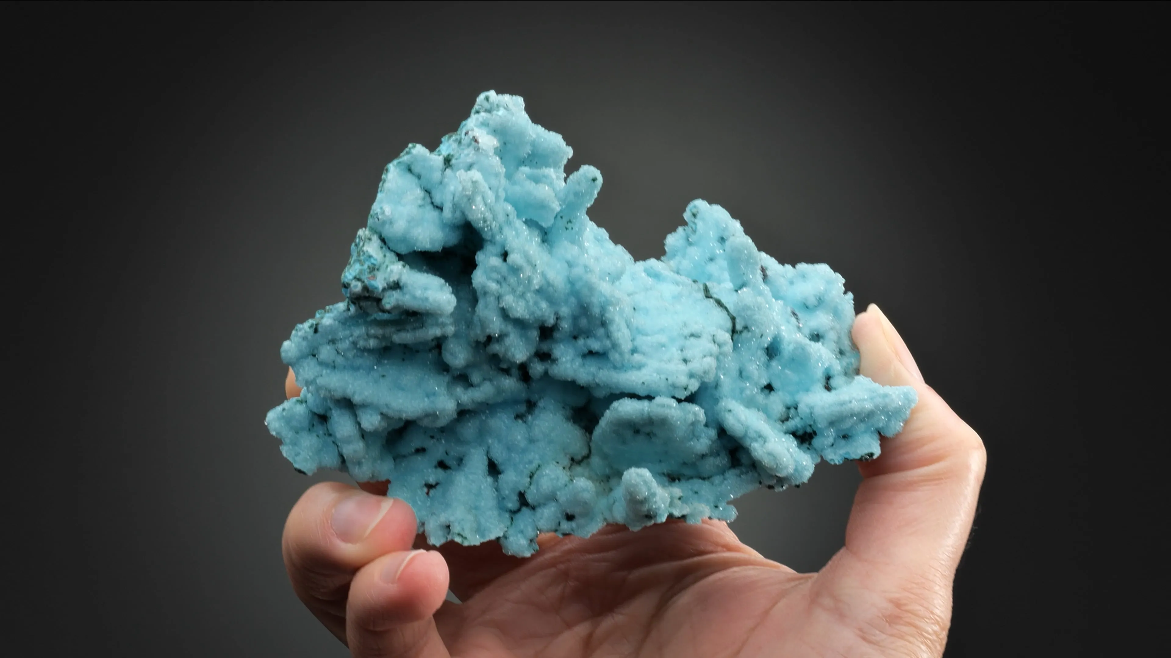 Chrysocolla ps. after Malachite with Quartz and Malachite - image 2