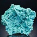 Chrysocolla ps. after Malachite with Quartz and Malachite - image 1