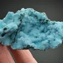 Chrysocolla ps. after Malachite with Quartz and Malachite - image 2