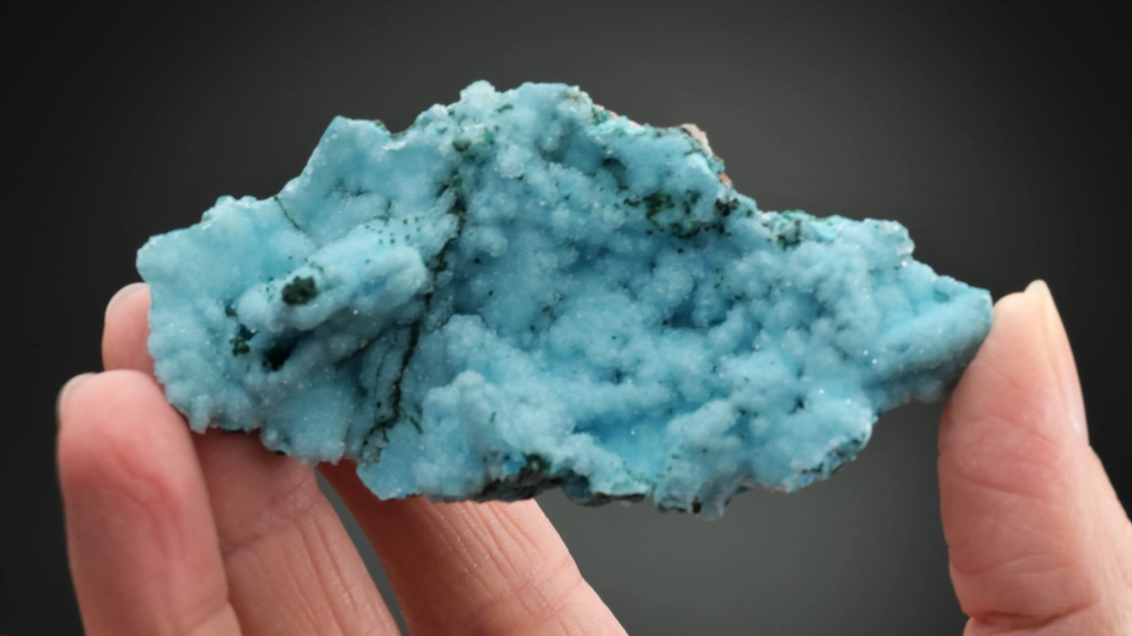 Chrysocolla ps. after Malachite with Quartz and Malachite - image 2