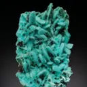 Chrysocolla ps. after Malachite with Quartz and Malachite - image 1