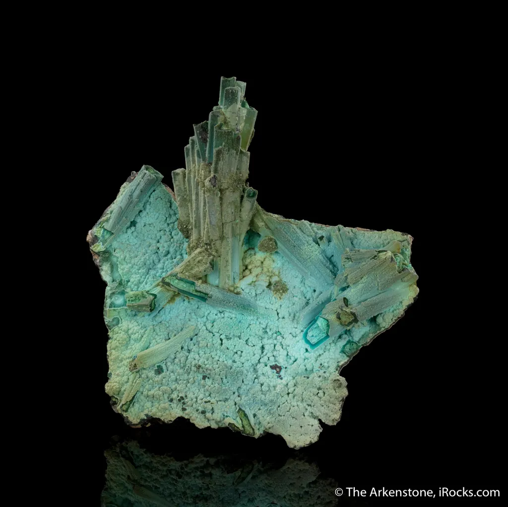 Chrysocolla ps. Azurite - image 3