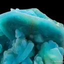 Chrysocolla ps. Azurite with Quartz - image 5