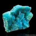 Chrysocolla ps. Azurite with Quartz - image 3