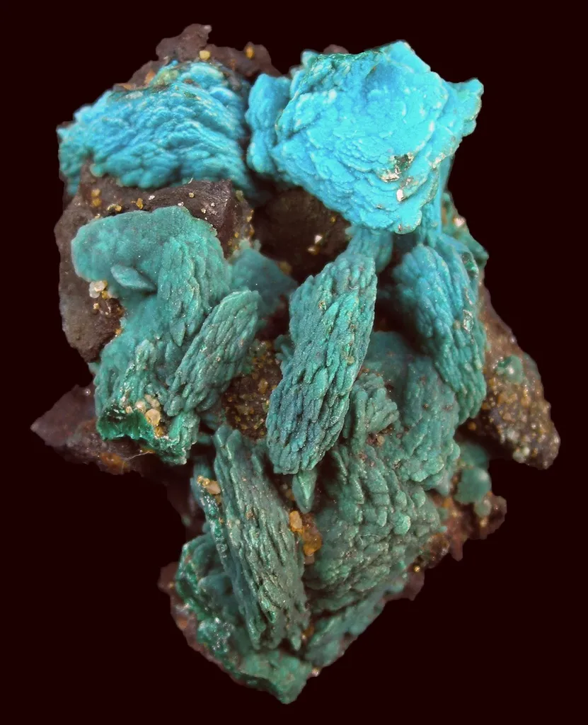 Chrysocolla Ps.After Malachite After Azurite image