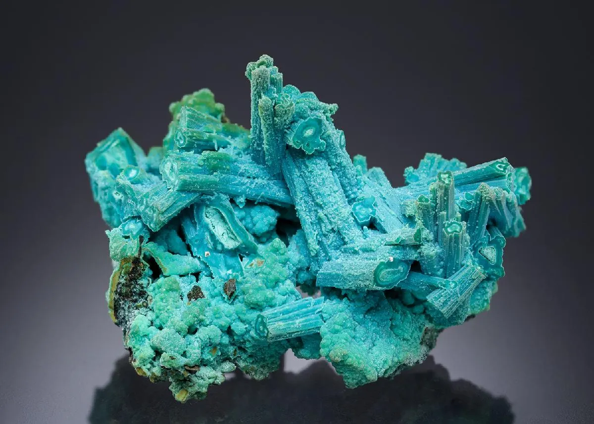 Chrysocolla Pseudomorph After Azurite - image 1