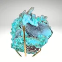Chrysocolla Pseudomorph After Malachite Pseudomorph after Azurite with Quartz - image 7