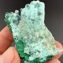 Chrysocolla pseudomorph with Malachite, Quartz - image 2