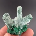 Chrysocolla pseudomorph with Malachite, Quartz - image 2