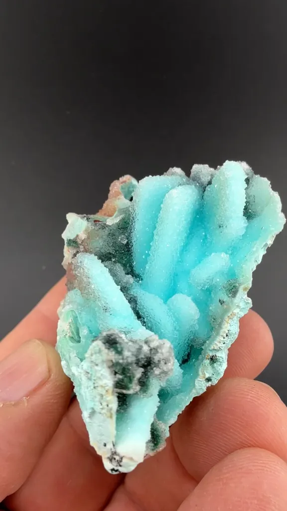 Chrysocolla pseudomorph with Malachite, Quartz - image 2