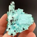 Chrysocolla pseudomorph with Malachite, Quartz - image 2
