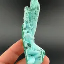 Chrysocolla pseudomorph with Malachite, Quartz - image 2