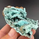 Chrysocolla pseudomorph with Malachite, Quartz - image 2