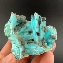 Chrysocolla pseudomorph with Malachite, Quartz - image 2
