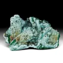 Chrysocolla pseudomorph with Malachite, Quartz - image 1