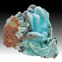 Chrysocolla pseudomorph with Malachite, Quartz - image 1