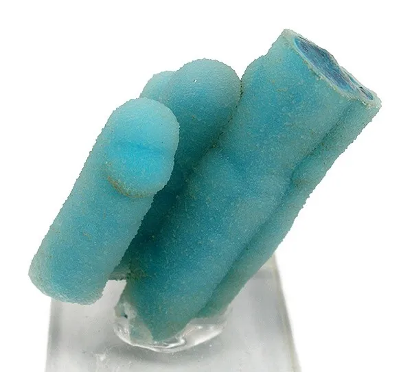 Chrysocolla, Quartz image