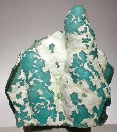 Chrysocolla, Quartz image