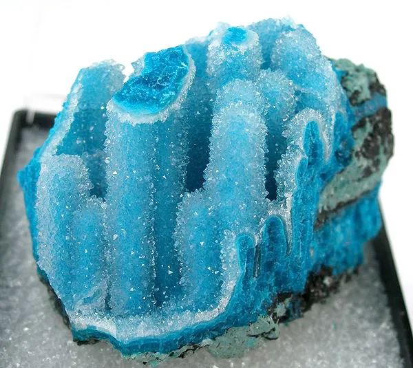 Chrysocolla, Quartz image