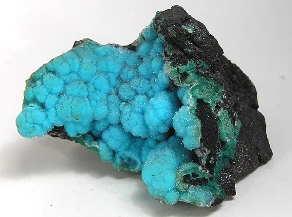 Chrysocolla, Quartz image