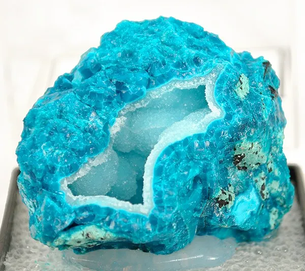 Chrysocolla, Quartz image