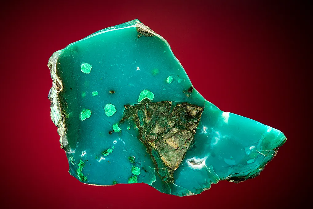 Chrysocolla var. Gem Silica image
