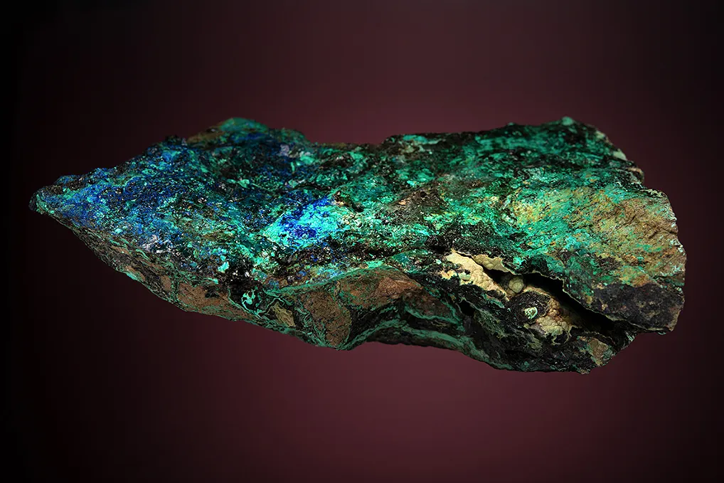 Chrysocolla with Azurite - image 4