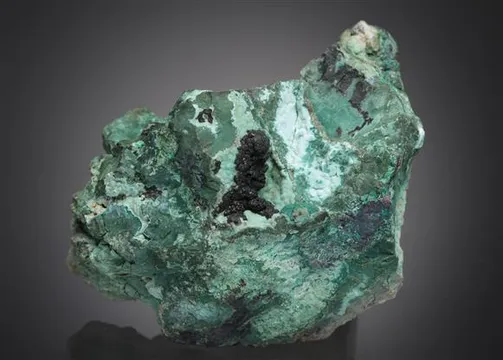 Chrysocolla with Malachite