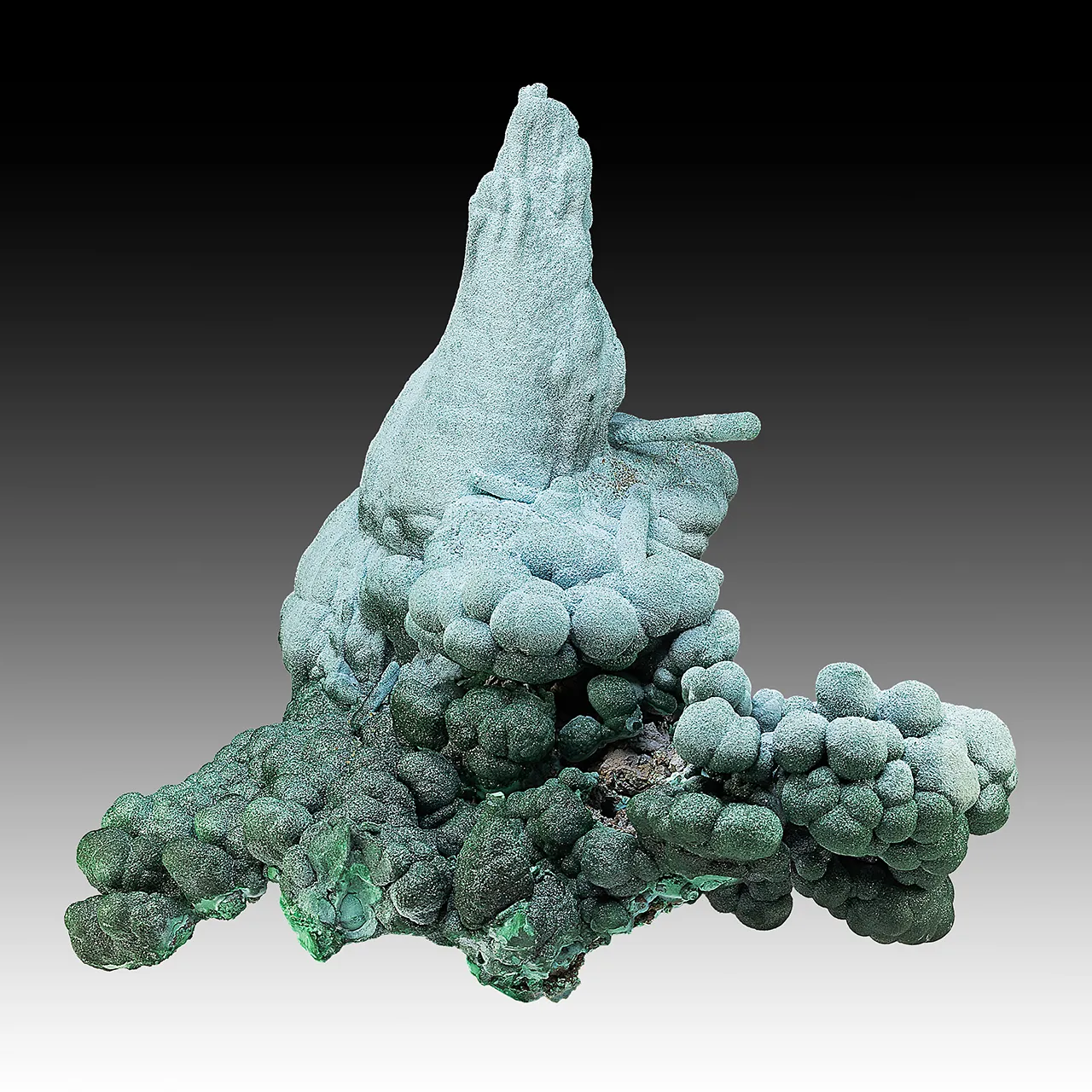 Chrysocolla with Malachite (restored x2) - image 1