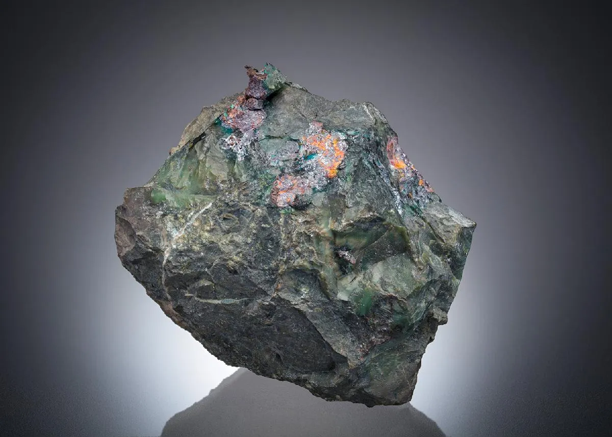 Chrysocolla with NATIVE Copper - image 1
