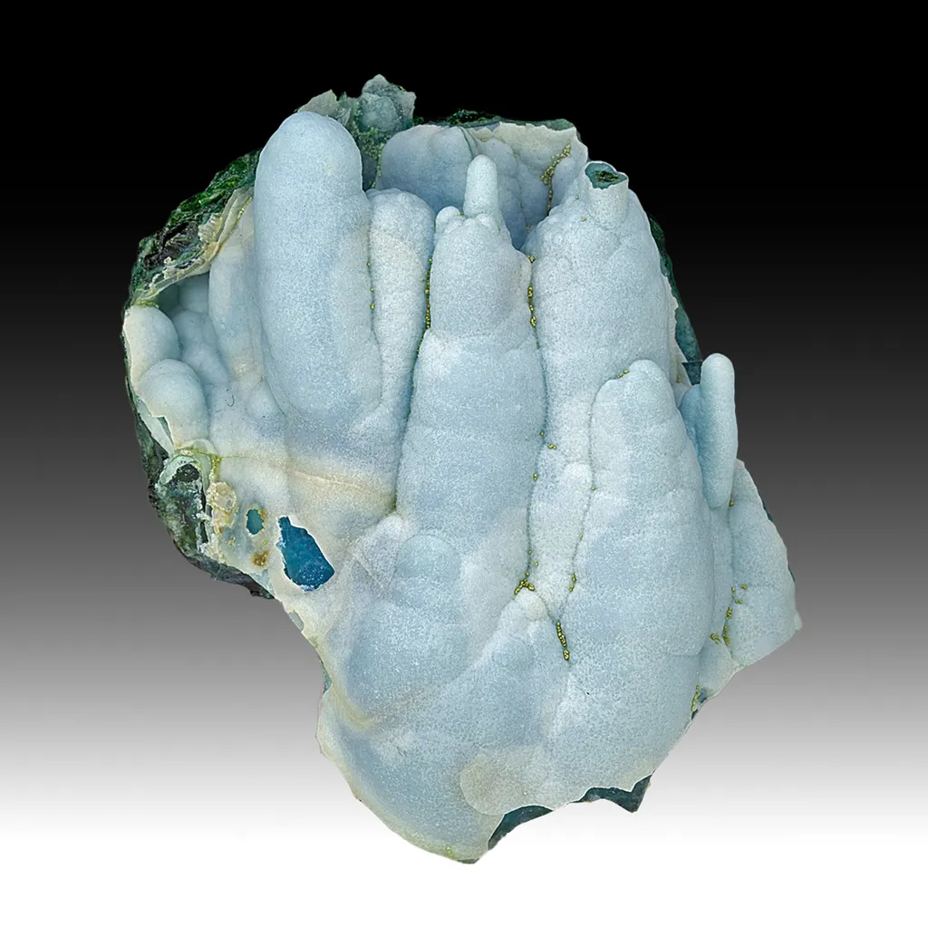 Chrysocolla with Quartz image