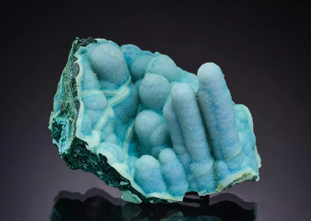 Chrysocolla with Quartz image