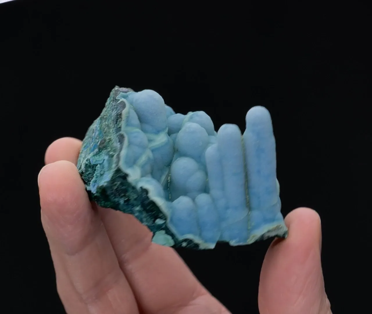 Chrysocolla with Quartz - image 2