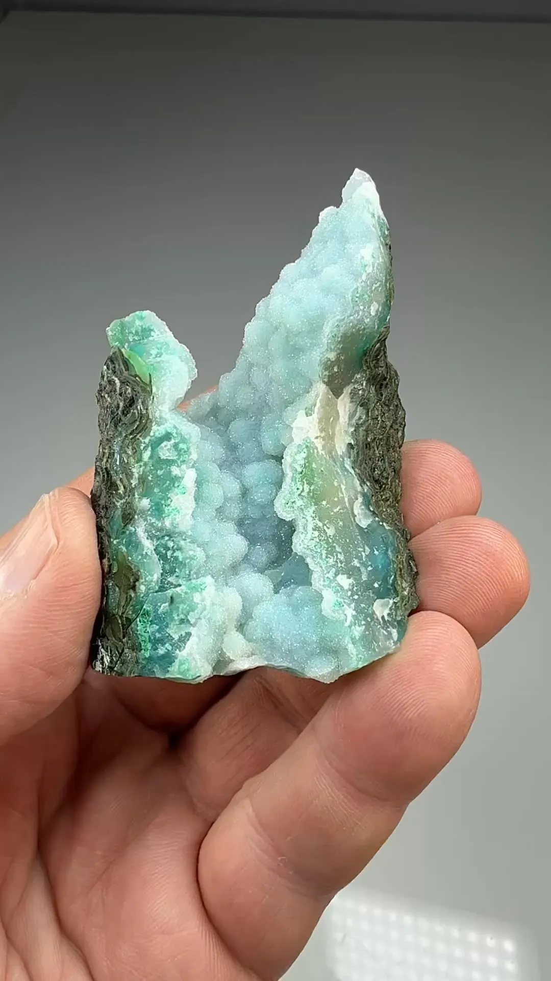 Chrysocolla with Quartz - image 2